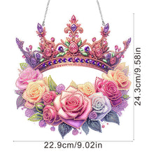 Load image into Gallery viewer, Acrylic Special Shape Carnival Wreath DIY Diamond Art Pendant Kit for Art Crafts
