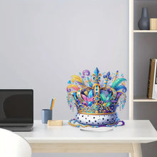 Load image into Gallery viewer, Acrylic Special Shape Carnival Crown Diamond Painting Desktop Ornaments
