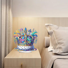 Load image into Gallery viewer, Acrylic Special Shape Carnival Crown Diamond Painting Desktop Ornaments
