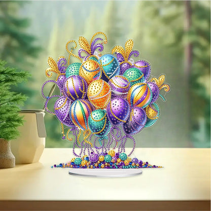 Acrylic Special Shape Carnival Balloons Diamond Painting Desktop Ornaments