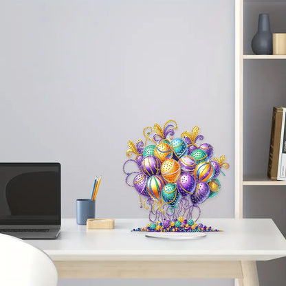 Acrylic Special Shape Carnival Balloons Diamond Painting Desktop Ornaments