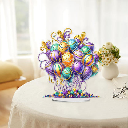 Acrylic Special Shape Carnival Balloons Diamond Painting Desktop Ornaments
