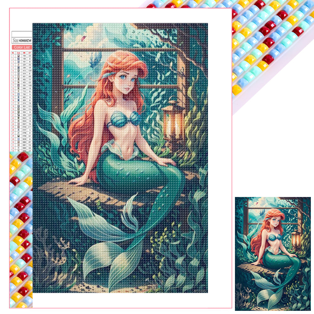 Diamond Painting - Full Square - Mermaid (40*60CM)