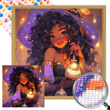 Load image into Gallery viewer, AB Diamond Painting - Full Round - Mysterious Witch (40*40CM)
