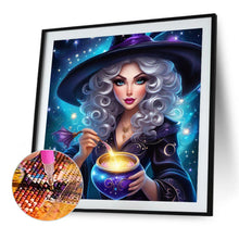 Load image into Gallery viewer, AB Diamond Painting - Full Round - Mysterious Witch (40*40CM)
