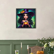 Load image into Gallery viewer, AB Diamond Painting - Full Round - Mysterious Witch (40*40CM)
