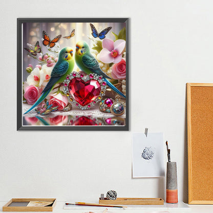 Diamond Painting - Full Round - Double parrots (40*40CM)