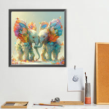 Load image into Gallery viewer, Diamond Painting - Full Round - Double elephants (40*40CM)
