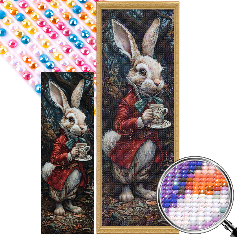 AB Diamond Painting - Full Round - Mr. White Rabbit (30*90CM)