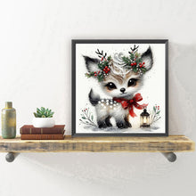 Load image into Gallery viewer, Diamond Painting - Full Round - Winter elk (30*30CM)
