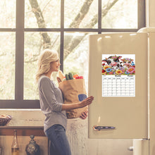 Load image into Gallery viewer, Cow Diamond Painting Magnetic Fridge Calendar To-do List Calendar for Beginners
