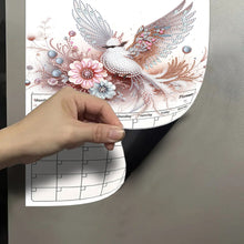 Load image into Gallery viewer, Flying Bird Diamond Painting Magnetic Fridge Calendar To-do List Calendar
