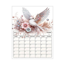 Load image into Gallery viewer, Flying Bird Diamond Painting Magnetic Fridge Calendar To-do List Calendar
