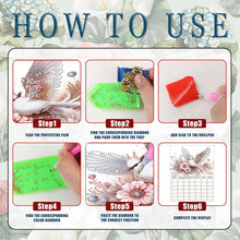 Load image into Gallery viewer, Flying Bird Diamond Painting Magnetic Fridge Calendar To-do List Calendar
