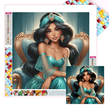 Load image into Gallery viewer, Diamond Painting - Full Square - Princess Jasmine (40*40CM)
