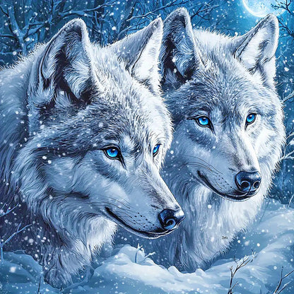 Diamond Painting - Full Round - Wolf (50*50CM)