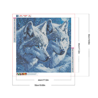 Diamond Painting - Full Round - Wolf (50*50CM)