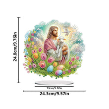 Load image into Gallery viewer, Acrylic Special Shape Jesus Lamb Diamond Painting Desktop Decors for Adults
