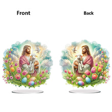 Load image into Gallery viewer, Acrylic Special Shape Jesus Lamb Diamond Painting Desktop Decors for Adults
