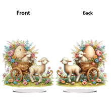 Load image into Gallery viewer, Acrylic Special Shape Easter Lamb Diamond Painting Desktop Decors for Adults
