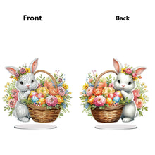 Load image into Gallery viewer, Acrylic Special Shape Easter Bunny Diamond Painting Desktop Decors for Adults
