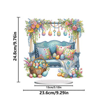 Load image into Gallery viewer, Acrylic Special Shape Easter Swing Diamond Painting Desktop Decors for Adults
