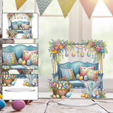 Load image into Gallery viewer, Acrylic Special Shape Easter Swing Diamond Painting Desktop Decors for Adults
