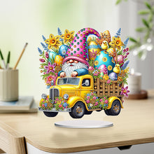 Load image into Gallery viewer, Acrylic Special Shape Easter Gnome Car Diamond Painting Desktop Decoration
