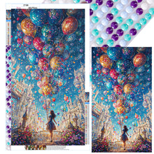 Load image into Gallery viewer, Diamond Painting - Full Round - Balloon girl (40*70CM)
