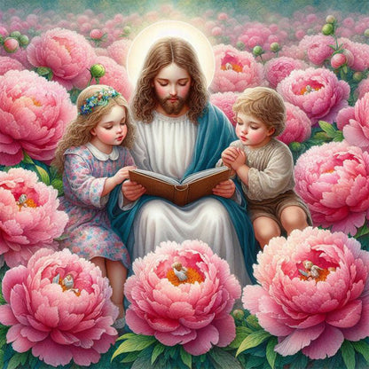 Diamond Painting - Full Round - Jesus (40*40CM)