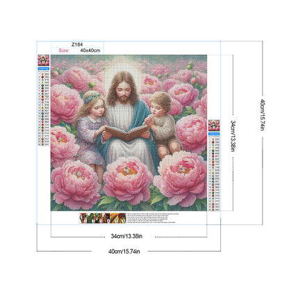 Diamond Painting - Full Round - Jesus (40*40CM)