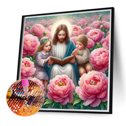 Diamond Painting - Full Round - Jesus (40*40CM)