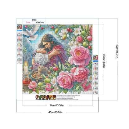 Diamond Painting - Full Round - Jesus (40*40CM)