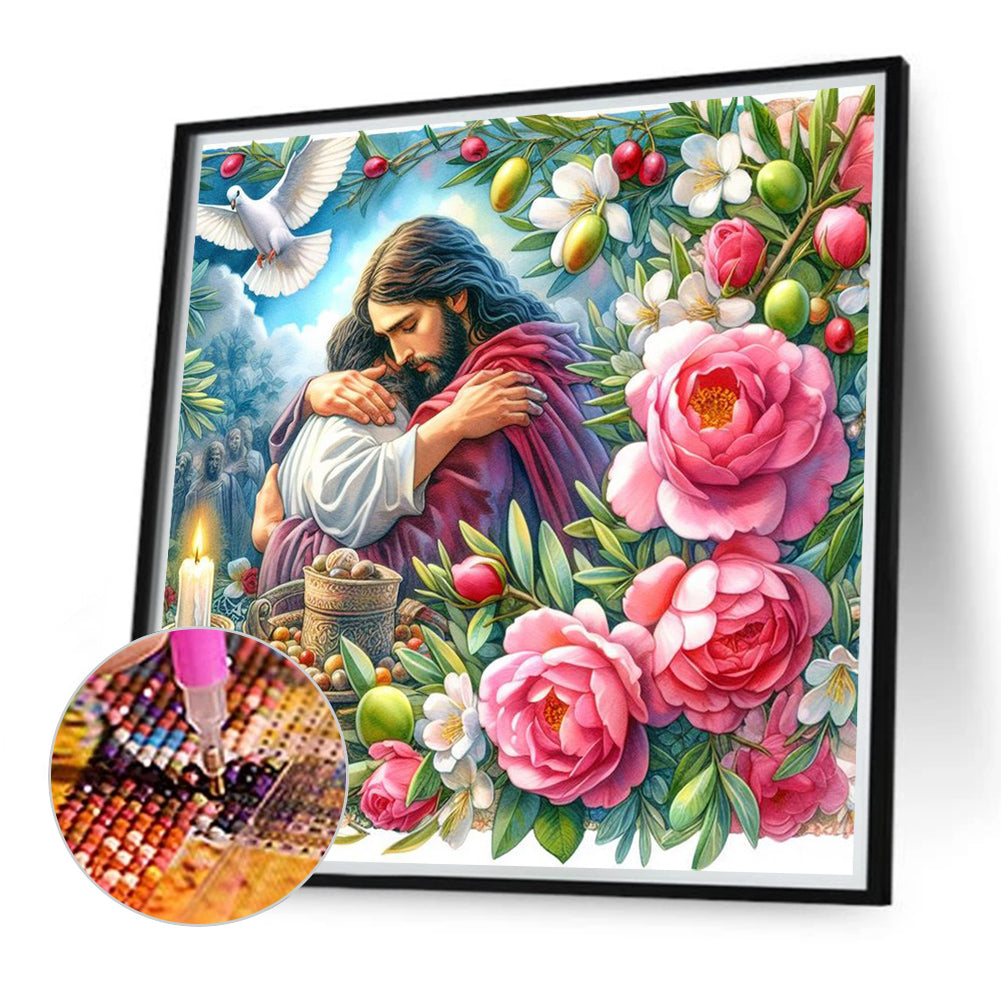 Diamond Painting - Full Round - Jesus (40*40CM)