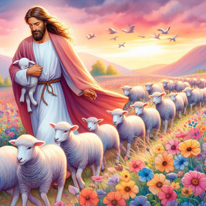 Diamond Painting - Full Round - Jesus (40*40CM)