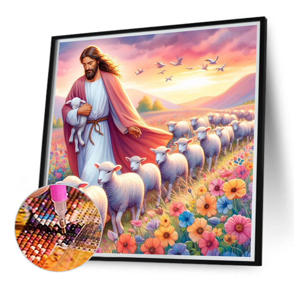 Diamond Painting - Full Round - Jesus (40*40CM)