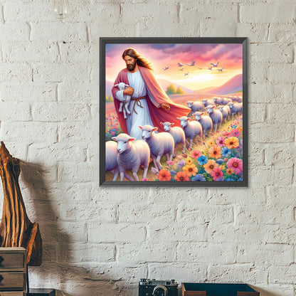 Diamond Painting - Full Round - Jesus (40*40CM)