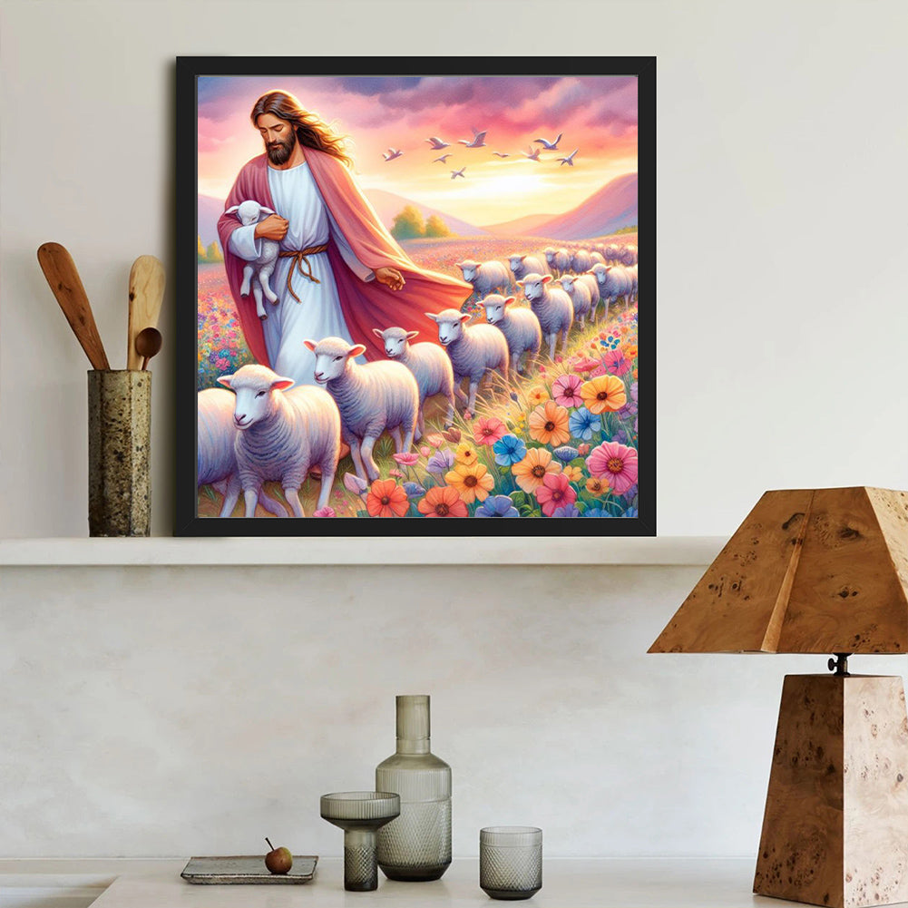 Diamond Painting - Full Round - Jesus (40*40CM)