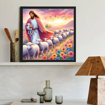 Diamond Painting - Full Round - Jesus (40*40CM)