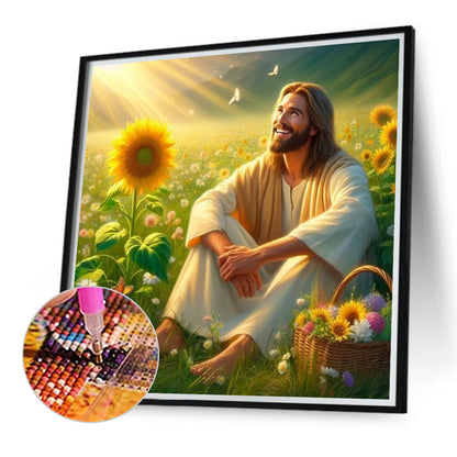 Diamond Painting - Full Round - Jesus (40*40CM)