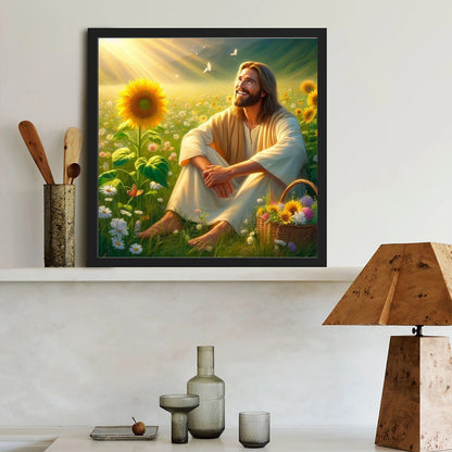 Diamond Painting - Full Round - Jesus (40*40CM)