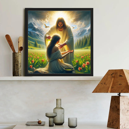 Diamond Painting - Full Round - Jesus (40*40CM)