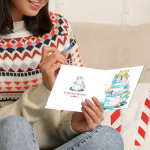 Load image into Gallery viewer, 6Pcs Cake DIY Diamond Painting Greeting Card for Holiday Party Favors
