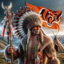 Load image into Gallery viewer, Diamond Painting - Full Round - Indians Cincinnati Bengals (40*40CM)
