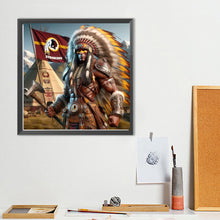 Load image into Gallery viewer, Diamond Painting - Full Round - Indians Washington Redskins (40*40CM)
