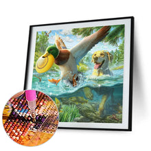 Load image into Gallery viewer, Diamond Painting - Full Square - Water play in the spring (40*40CM)
