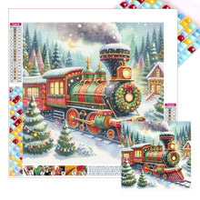 Load image into Gallery viewer, Diamond Painting - Full Square - Christmas train (40*40CM)
