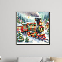 Load image into Gallery viewer, Diamond Painting - Full Square - Christmas train (40*40CM)
