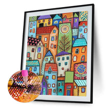 Load image into Gallery viewer, Diamond Painting - Full Square - Colorful house (40*50CM)

