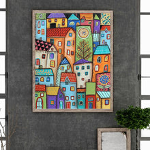 Load image into Gallery viewer, Diamond Painting - Full Square - Colorful house (40*50CM)
